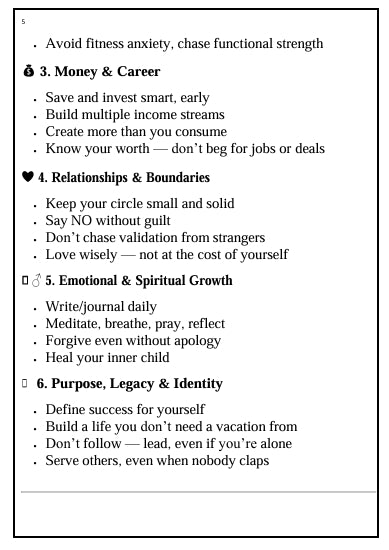 DO AND DO NOT – The No-Excuse Manual for Success