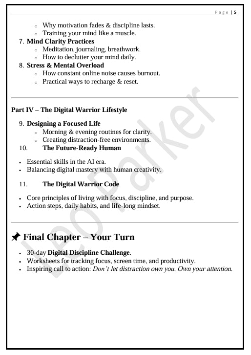 DIGITAL DISCIPLINE – Winning in the Age of Distraction