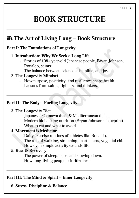 THE ART OF LIVING LONG – The Science of a Strong, Peaceful, and Purposeful Life